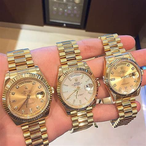 40mm gold rolex 36mm